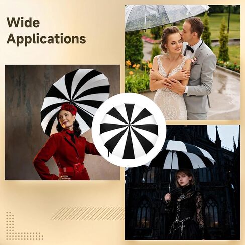 مظلة على طراز باغودا مع جمالية قوطية، مظلة شمسية عتيقة للشمس والمطر الخفيف، مظلات أنيقة مستوحاة من العصر الفيكتوري لالتقاط صور الزفاف، والأحداث التنكرية، إطار فولاذي in Kuwait