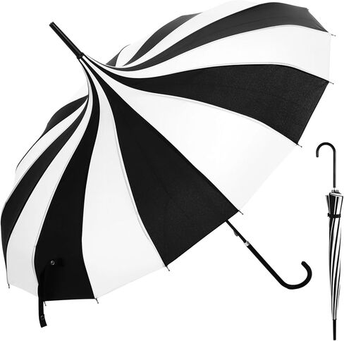 مظلة على طراز باغودا مع جمالية قوطية، مظلة شمسية عتيقة للشمس والمطر الخفيف، مظلات أنيقة مستوحاة من العصر الفيكتوري لالتقاط صور الزفاف، والأحداث التنكرية، إطار فولاذي in Kuwait