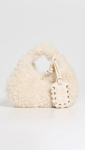 Ganni Women's Hobo Mini Faux Fur Bag in Saudi Arabia