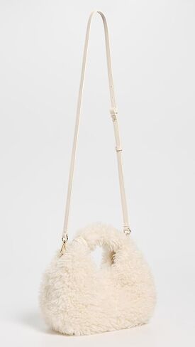 Ganni Women's Hobo Mini Faux Fur Bag in Saudi Arabia
