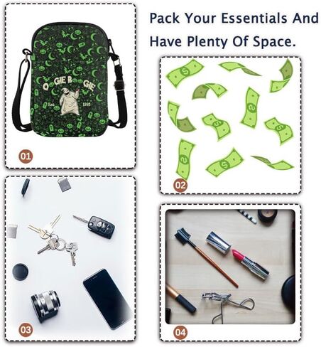 Oog B Inspired Crossbody Bag Oog Fans Merchandise Gifts The Night Movie Gift in Saudi Arabia