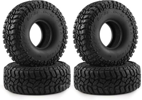 4 PCS Soft Rubber Tires Tyre for RC 1:10 On Road Car 4.7'' 1.9" Crawler Tires with Foam for Axial SCX10 90047 SCX10 III SCX10 Pro AXI03007 Redcat Gen8 TRX-4 (NO-Print) in Kuwait
