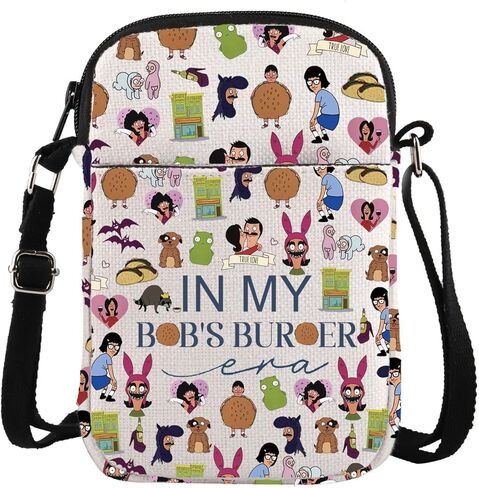 TSOTMO Burger Merch Crossbody Bag Burger Cartoon Gift Bob Fans Burger WDW Bob Family in Saudi Arabia