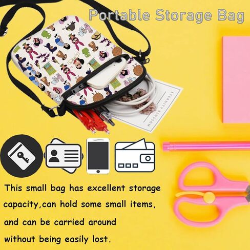 TSOTMO Burger Merch Crossbody Bag Burger Cartoon Gift Bob Fans Burger WDW Bob Family in Saudi Arabia