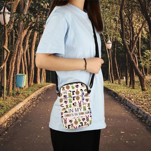 TSOTMO Burger Merch Crossbody Bag Burger Cartoon Gift Bob Fans Burger WDW Bob Family in Saudi Arabia