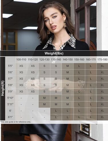 AmélieBoutik Women Stretchy Casual Leopard Cheetah Print 3/4 Sleeve Slim Fit Polo Shirt in Saudi Arabia