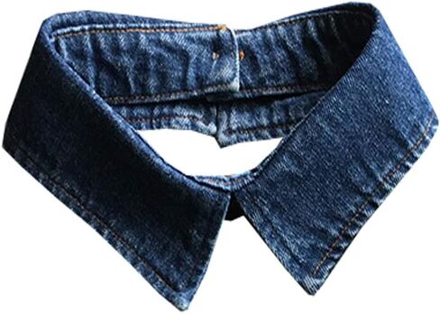 YEKEYI Women's Denim False Faux Collar Fake Collar Choker Necklace Detachable Collar in Saudi Arabia