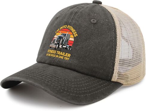 Fitnesss Whole Trailer in The Dock Hat for Women Funny Washed Distressed in Saudi Arabia