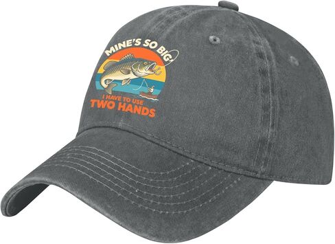 Mine's So Big I Have to Use Two Hands. Hats for Men Vintage Washed Distressed in Saudi Arabia