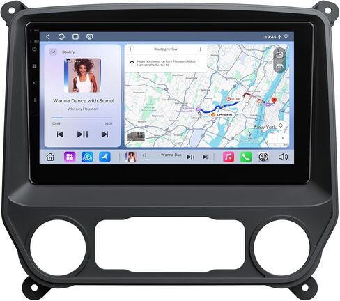 Eonon 10.1 Inch Car Stereo for Chevrolet Silverado/GMC Sierra 2014-2018, Wireless CarPlay & Android Auto Head Unit, Android 13 Car Radio with Bluetooth, Wi-Fi, SWC, 2+32GB - GMSX6 in Saudi Arabia