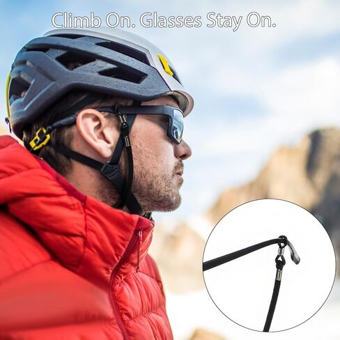 3PCS Extra Long Glasses Strap String with Secure Grip, Adjustable Eyewear String Lanyard Retainer, Sunglass Lanyard Cord Neck Retainer, Sports Eyeglass Strap for Women Men in Saudi Arabia