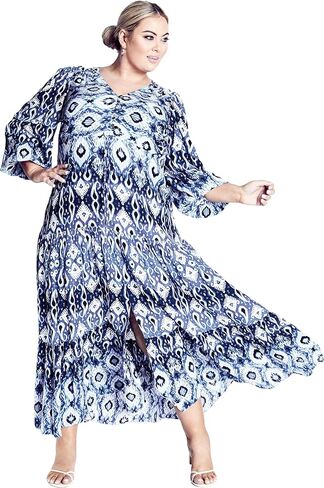 Avenue Women's Plus Size Maxi Elouise in Saudi Arabia