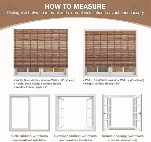 ALIMOO Bamboo Roman Shades Cordless, Light Filtering Roll Up Window Blinds, Natural Cordless Bamboo Blinds Shades for Interior Home Office, 72" W x 72" L in Kuwait