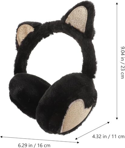 TEHAUX Cat Ear Earmuffs Winter Warm Plush Ear Warming Cover for Boys Outdoor Cold Weather Protection in Saudi Arabia