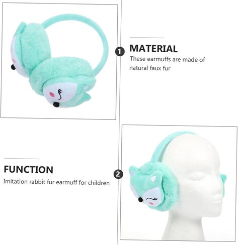 BESPORTBLE 2Pcs Windproof Ear Warmers Soft Lovely Earmuffs for Boys Winter Outdoor Protection Cozy Ear Covers Pink Blue in Saudi Arabia