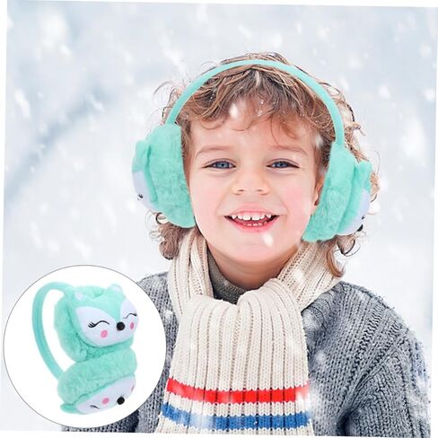 BESPORTBLE 2Pcs Windproof Ear Warmers Soft Lovely Earmuffs for Boys Winter Outdoor Protection Cozy Ear Covers Pink Blue in Saudi Arabia