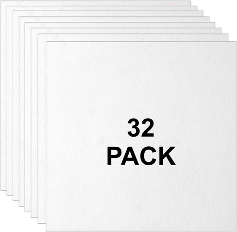 64 Pack of Plexon 12" x 12" Ceiling Tiles, Smooth Finish, White - Compatible with Armstrong Ceiling Tiles 12x12 in Saudi Arabia