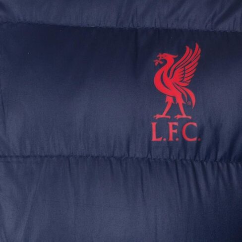 Liverpool FC Official Soccer Gift Mens Quilted Hooded Winter Jacket in Saudi Arabia