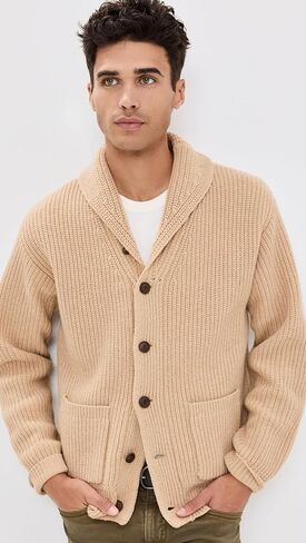 POLO RALPH LAUREN Men's Wool Cashmere Shawl Collar Cardigan in Saudi Arabia