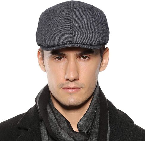 قبعة Sumolux للرجال من Newsboy قبعة شتوية قبعة كابي مسطحة in Kuwait