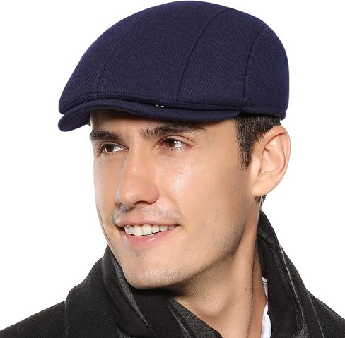 قبعة Sumolux للرجال من Newsboy قبعة شتوية قبعة كابي مسطحة in Kuwait