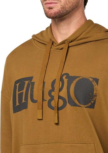 HUGO Men's Retro Logo Hooded Sweatshirt in Saudi Arabia