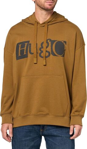 HUGO Men's Retro Logo Hooded Sweatshirt in Saudi Arabia