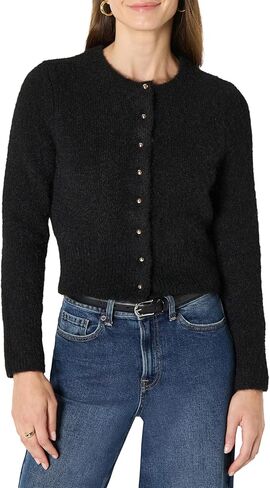 Amazon Essentials (Demi's Pick) Women's Regular-Fit Faux Mohair Button-Down Cardigan in Saudi Arabia