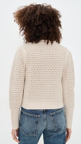 Madewell Women's Scalloped Merino Wool Blend Cardigan in Saudi Arabia