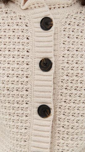 Madewell Women's Scalloped Merino Wool Blend Cardigan in Saudi Arabia