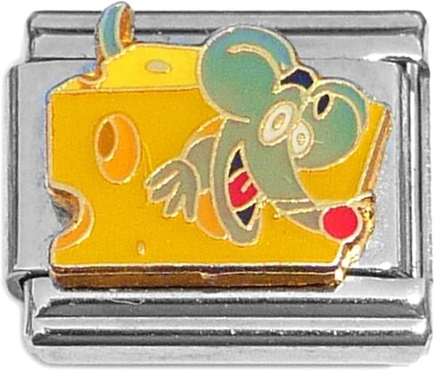 Mouse Cheese Italian Charm in Saudi Arabia