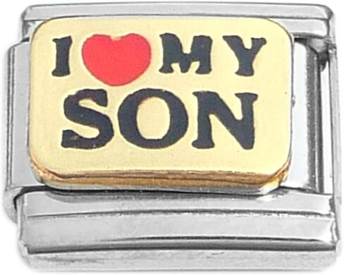 I Love My Son Italian Charm in Saudi Arabia