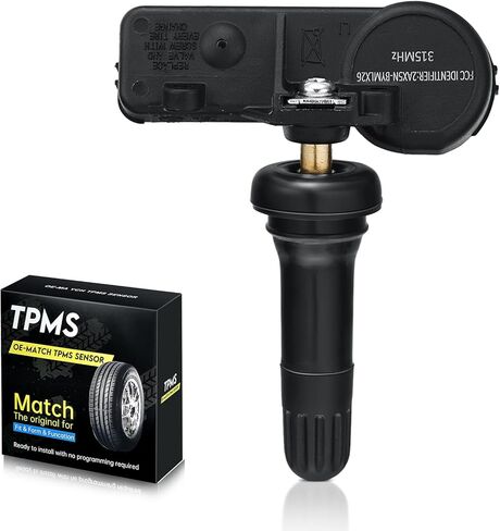 مستشعر BDFHYK 315 ميجاهرتز TPMS مناسب لسيارة Chevy GMC Buick Cadillac Saturn Pontiac SAAB، نظام مراقبة ضغط الإطارات (TPMS) استبدال أجهزة الاستشعار # 13586335، 13581558، 15922396 رمادي 4 قطع in Saudi Arabia
