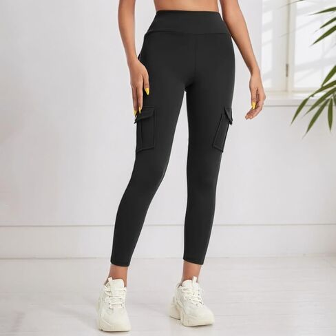 Women Cargo Workout Pants Pocket Athletic Gym Pants in Saudi Arabia