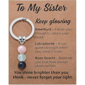 هدايا الأخت Lcbulu من الأخوات - سلسلة مفاتيح Big Middle Sis الصغيرة في عيد الميلاد وعيد الميلاد وهدايا عيد الأم للأخوات in Kuwait