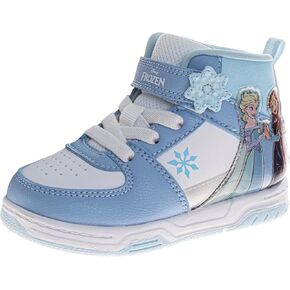 Josmo Girls High Top أحذية رياضية ميني ماوس فروزن إلسا آنا باو باترول سكاي ليلو وستيتش موانا أحذية شخصية للفتيات مقاس طفل صغير إلى طفل صغير in Saudi Arabia