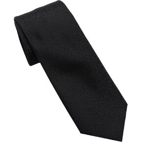 DKNY Men’s Black Solid & Pattern Necktie | Slim 2.75" Width | Modern Classic Formal & Business Tie in Saudi Arabia