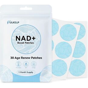 NAD Patches for Women and Men, 8 Hour Time-Release for Cellular Energy & Focus, A New Kind of NAD Supplement with Nicotinamide Riboside, Resveratrol, CoQ10, 30 Patches in Saudi Arabia
