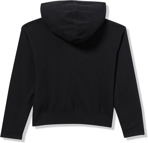 سترة بقلنسوة Rival Fleece للأولاد من Under Armour بطباعة شعار كبير، (002) أسود / / أبيض، X-Large in Saudi Arabia