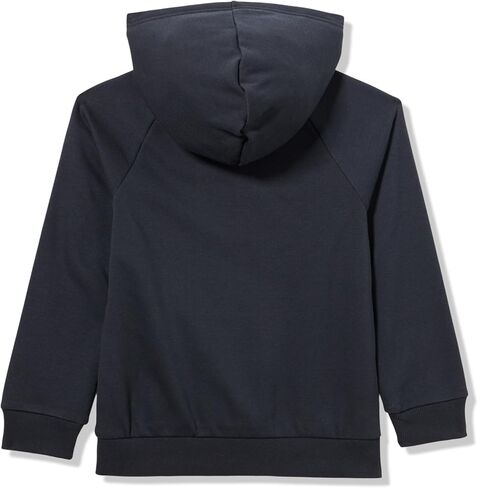 Under Armour Boys' Rival Fleece Big Logo Print Fill Hoodie, (002) Black / / White, Medium in Saudi Arabia