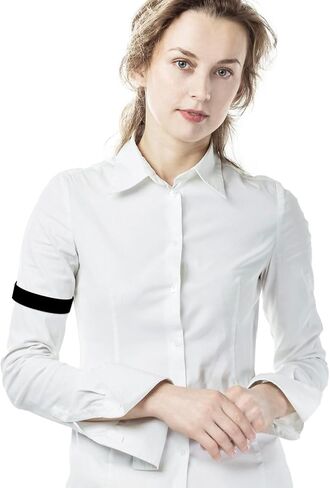6 Pcs (3 Pairs) Unisex Elastic Adjustable Armbands, Anti-Slip Shirt Sleeve Holders with Non-Slip Closure Clips, Armband Garters for Men, Men's Arm Garters for Shirts, Wine-Red, Black, Beige Stripes in Saudi Arabia