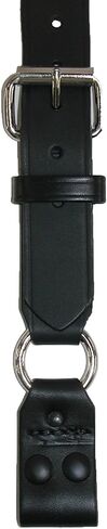 Boston Leather Leather Loop End Fireman Work Suspenders, Black in Saudi Arabia