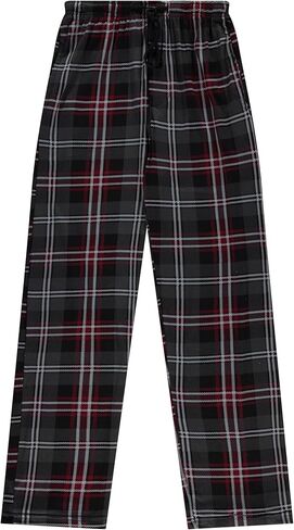 Body Glove Boys Plaid Flannel Lounge Pants Soft Sleepwear Pajama with Elastic Waist Drawstring, Comfortable Pants for Boys in Saudi Arabia