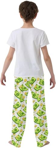 Dussdil Pajama Pants Long Sleep PJ Pant Pajama Bottoms Elastic Waist Lounge Pants with 2 Pockets 6-8Y in Saudi Arabia