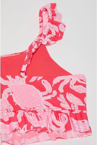 Lilly Pulitzer Girls' Standard Chrissy Bikini UPF 50+ (Toddler/Little Big Kid), Cane Coral Crab Collab in Saudi Arabia