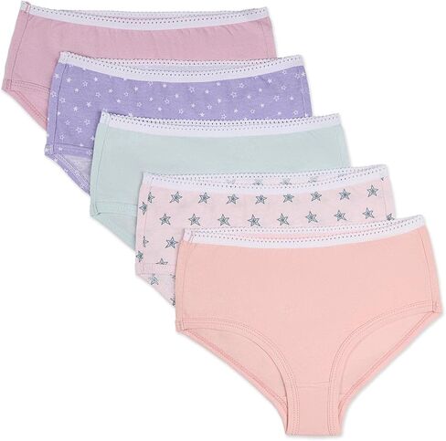 MeMoi 5 Pair Girls Be A Star 100% Cotton Brief Panties in Saudi Arabia