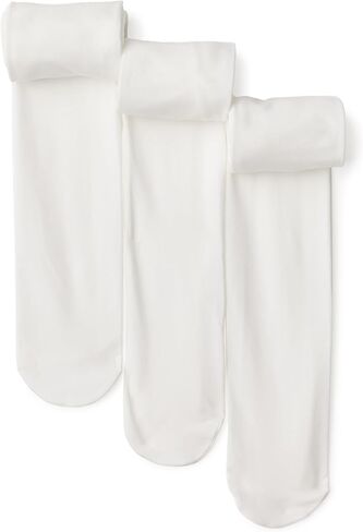 Amazon Essentials Girls' Footed Dance Tights, 3 Pairs in Saudi Arabia