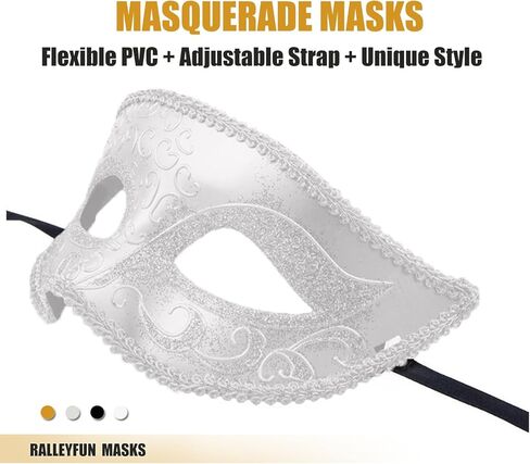 Masquerade Mask for Men Women Couple Ventian Halloween Masks for Party Prom Ball in Saudi Arabia
