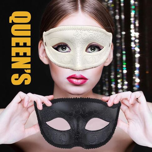 Masquerade Mask for Men Women Couple Ventian Halloween Masks for Party Prom Ball in Saudi Arabia