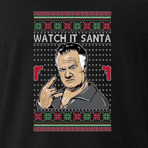 Watch It Santa Funny Paulie Italian Mafia TV Show Ugly Christmas Sweater Mens Womens Unisex Shirts, Tops in Saudi Arabia